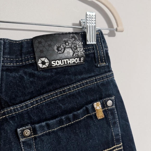 South Pole - Dark Blue Straight Leg Jeans - Picture 6 of 6